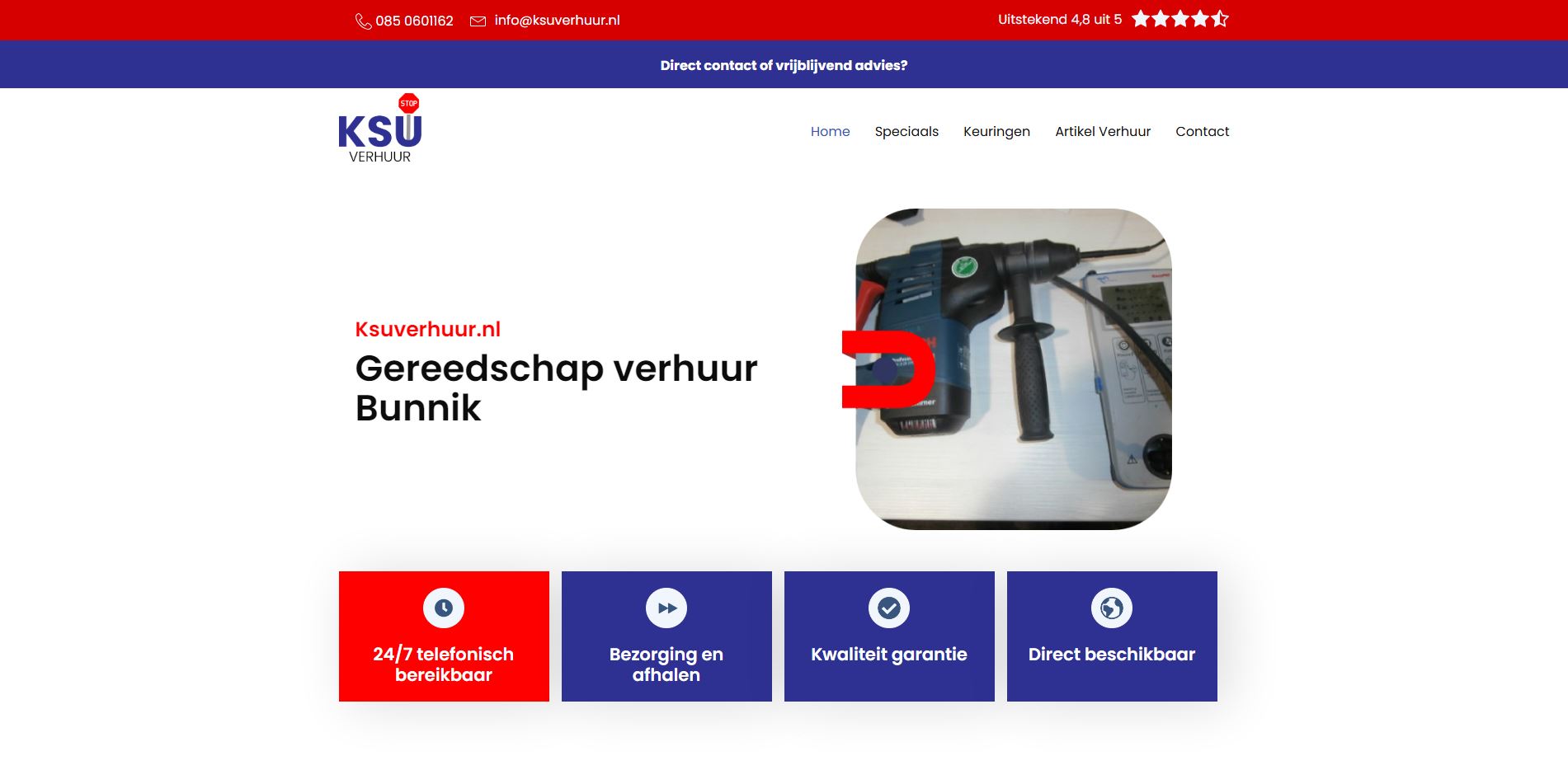 De Mees Ventilatie website